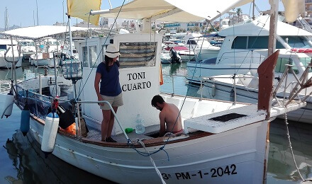 pescaturismemallorca.com excursions en vaixell a Mallorca amb Toni